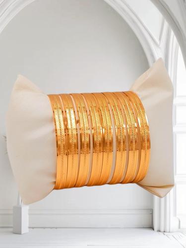 بناجر ساده تصميم فخم مطليه ذهب عيار 21