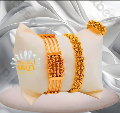 اسواره السبائك الناعمه مطليه ذهب عيار 21