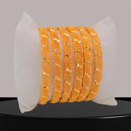 بناجر ساده تصميم فخم مطليه ذهب عيار 21