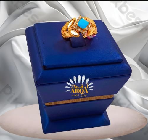 خاتم ملون مطلي