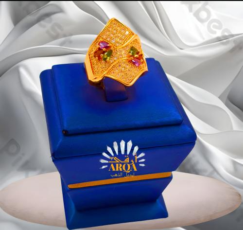 خاتم ساده مطلي