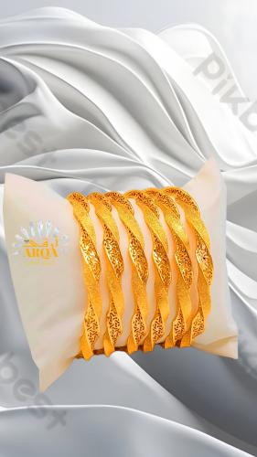 6 بناجر مبرومه تصميم مميز يجمع بين دقه الرمل مطلي...