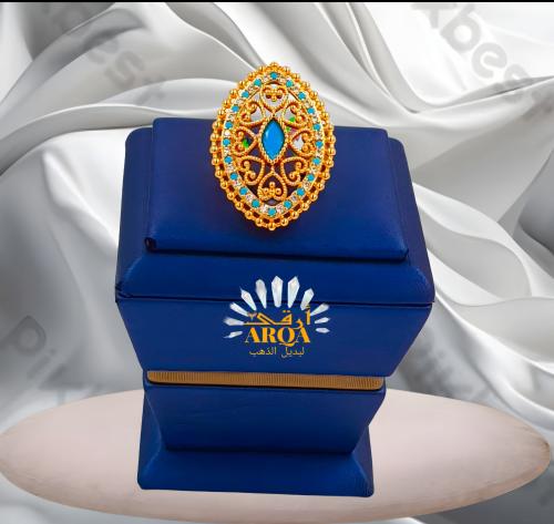 خاتم ملون مطلي