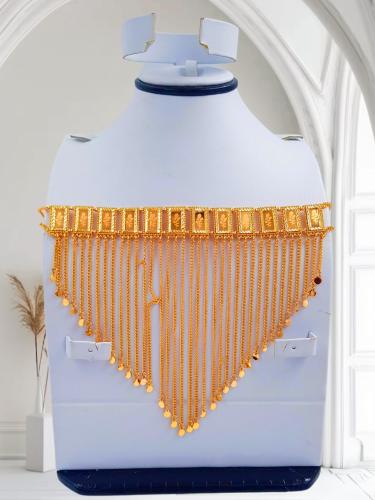 خناق السبائك مطلي ذهب مطابق لذهب عيار 21