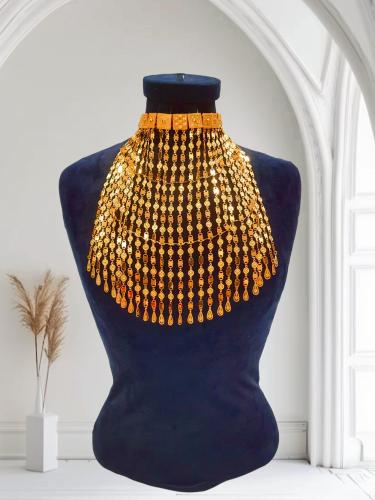 كرسي مطلي ذهب عيار 21 مطابق لذهب سعر