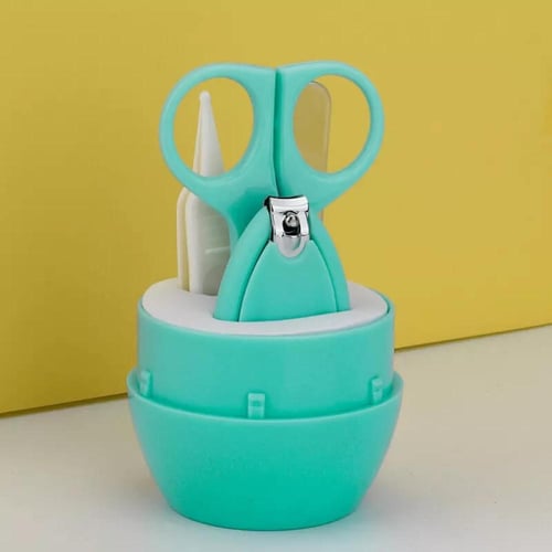 طقم العناية بأظافر الطفل - مجموعة 4 في 1 مع حافظة