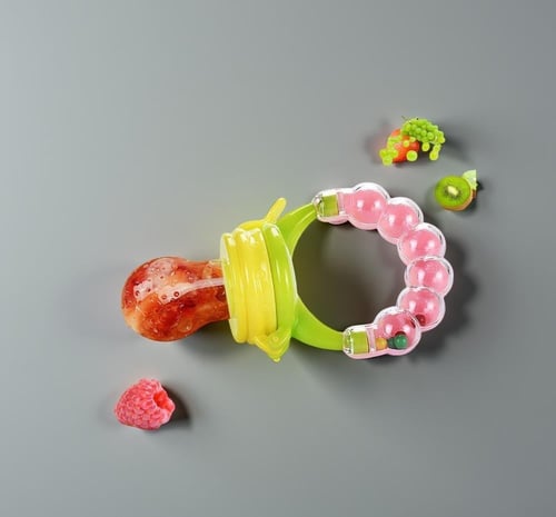 لهاية فواكه للرضع - مصاصة طعام - مغذيات خضروات - 3...