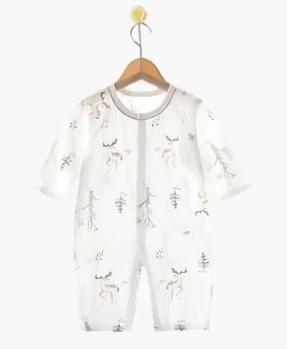 بربتوز أطفال قطني خفيف بتصاميم هادئة – متعدد الطبع...