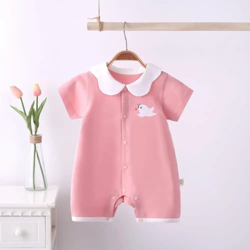 بربتوز أطفال قطن للمواليد بياقة أنيقة