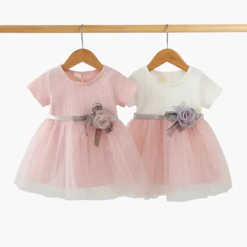 فستان أطفال بتل متعدد الاشكال