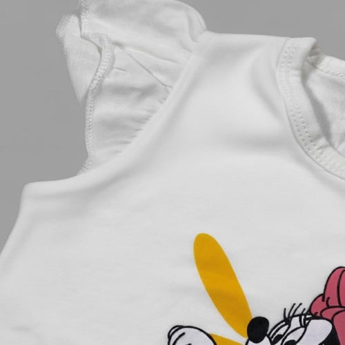 طقم اطفال قطعتين تي شيرت وشورت - عدة الوان