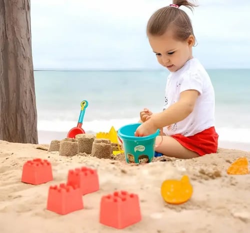 مجموعة ألعاب الشاطئ الصيفي للأطفال