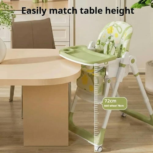 كرسي طعام أطفال قابل للطي - لونين