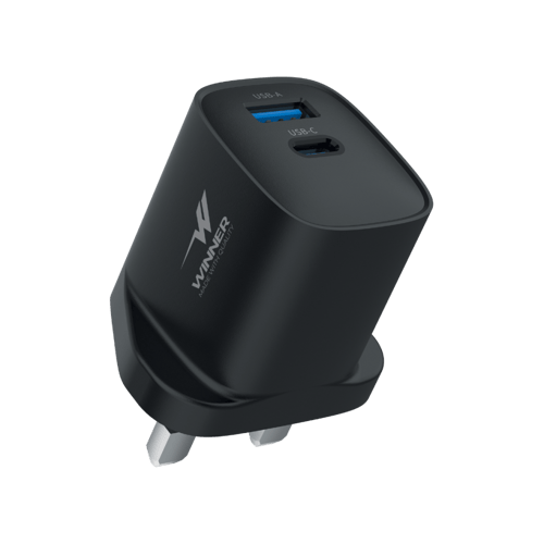 وينر شاحن جداري 45 واط ( يو اس بي + تايب سي )