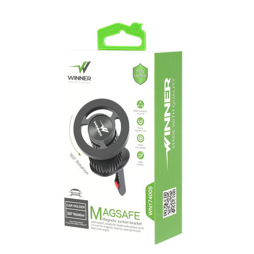 حامل مغناطيسي للجوال فتحه مكيف متحرك 360 درجه