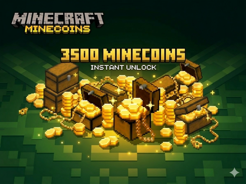 3500 minecoins لعبة minecraft