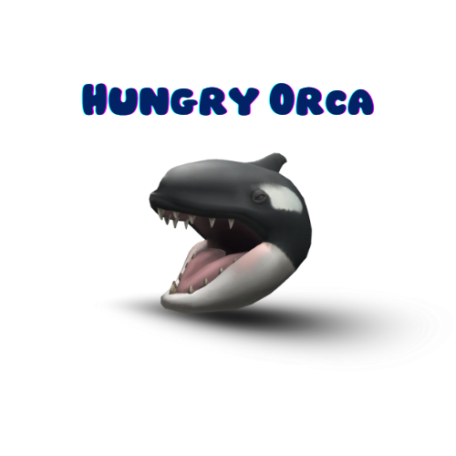 قناع الحوت القاتل الجائع - Hungry Orca