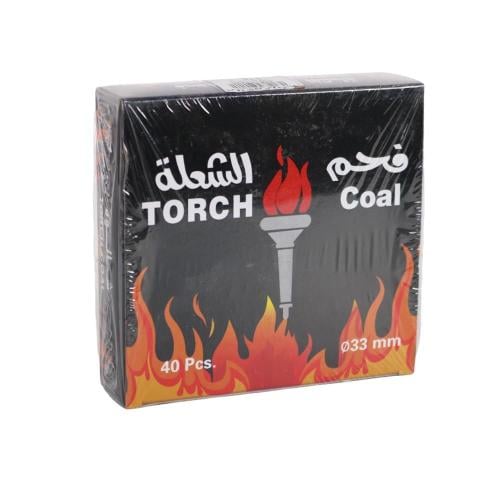 فحم الشعلة سريع الاشتعال 40 قطعة