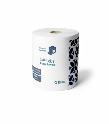 مجموعة مناديل ماكسي رول 300متر موفور ورق مطبخ عدد...