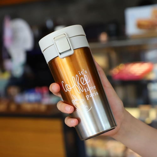 كوب قهوة محمول حافظ للحرارة ستانلس ستيل 500ml
