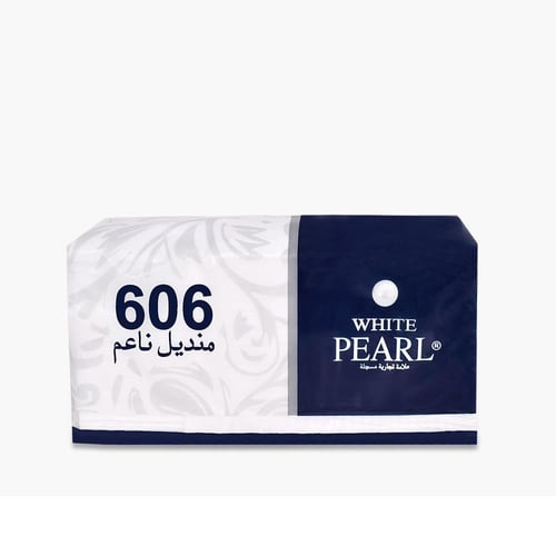 مناديل وايت بـيـرل مفرد 4 طبقات ×40 علبة 606