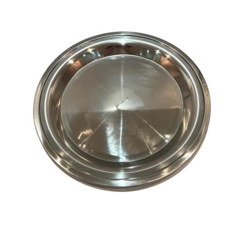 صحن تباسي استيل هندي مقاس 40
