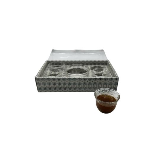 طقم فناجيل قهوة زجاج 5 قطعة