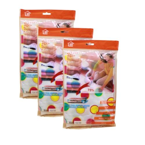 أكياس تخزين بتفريغ الهواء للملابس - مقاس 70×100 سم...