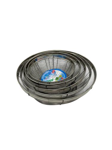 طقم مصافي ستانلس ستيل -5 قطع متين - عملي - متعدد ا...