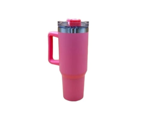 كوب حافظ للحرارة استيل900مل–بنقبض متعدد الألوان