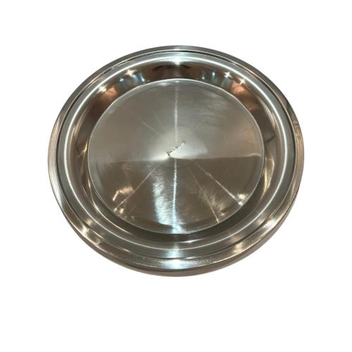 صحن تباسي استيل هندي مقاس 35