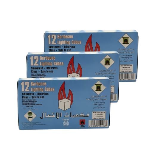 مكعبات الاشعال 36 حبة كبير مكعب