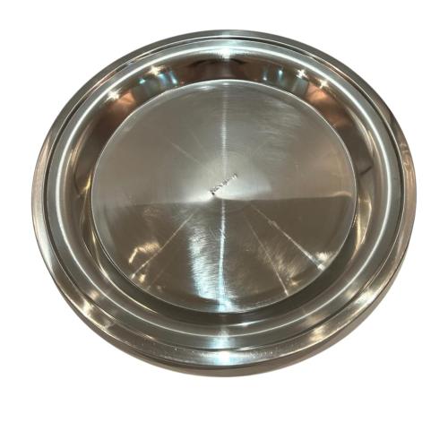 صحن تباسي استيل هندي مقاس 45