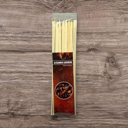 أعواد خشب عريضة للشواء 30cm