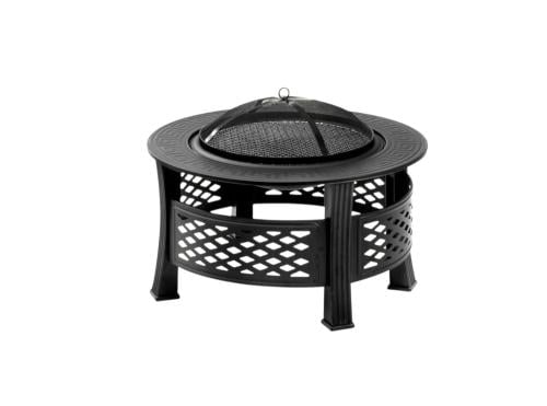 منقل دائري للشواء والتدفئة عملي ومتين