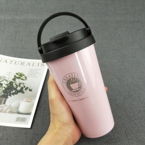 كوب قهوة محمول حافظ للحرارة ستانلس ستيل 500ml