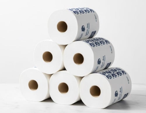 مجموعة مناديل ماكسي رول 300متر موفور ورق مطبخ عدد...