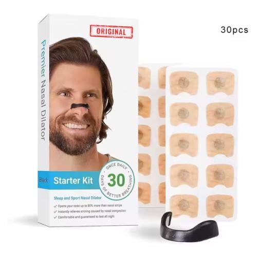 مجموعة شرائط الأنف لتعزيز التنفس وجودة النوم