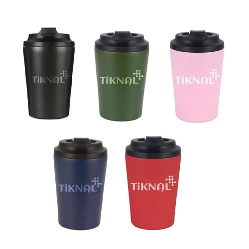 كوب حراري تكنل مصنوع من ستانلس ستيل مانع للتسرب –...