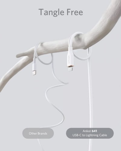 أنكر - كيبل باور لاين فلو تايب سي تو لايتنينق بطول...