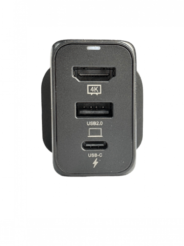 MTEK - فيش جداري بمنفذ pd و USB و HDMI يدعم الشحن...