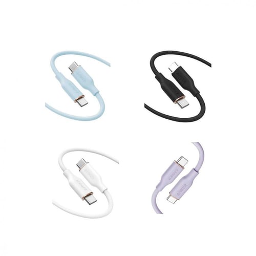 أنكر - ( كيبل باور لاين فلو تايب سي تو تايب سي بطو...