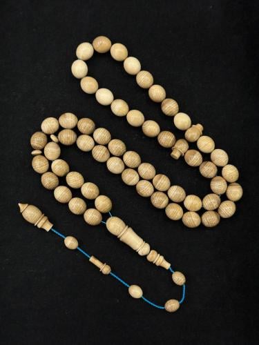 سبحة عاج ماموث طبيعي