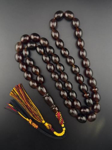 سبحة كهرمان طبيعي سومطري