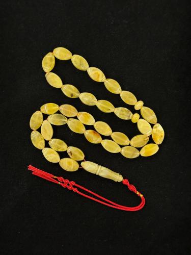 سبحة كهرمان طبيعي