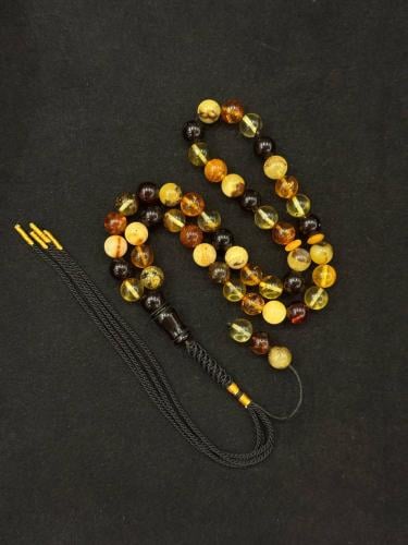 سبحة كهرمان طبيعي ماكنتوش