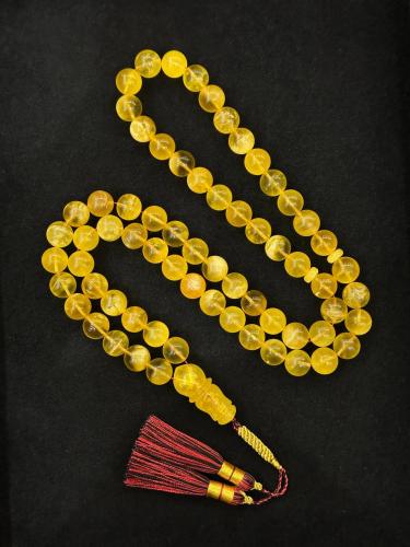 سبحة كهرمان طبيعي