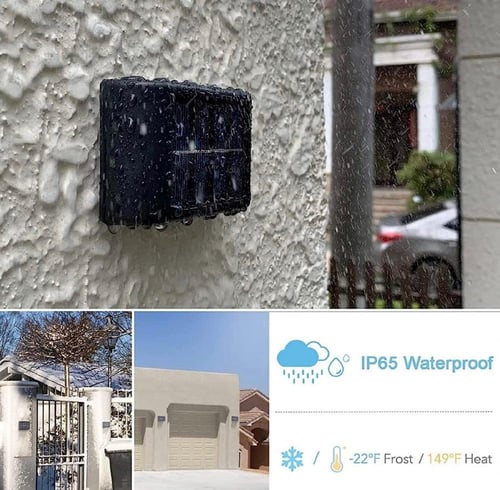 اضواء حائط تعمل بالطاقة الشمسية بـ 6 مصابيح LED با...