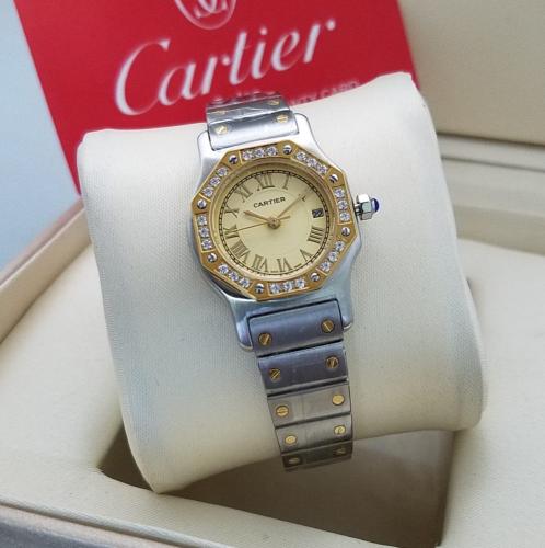 ساعة كارتير نسائية كامل الملحقات جودة عالية