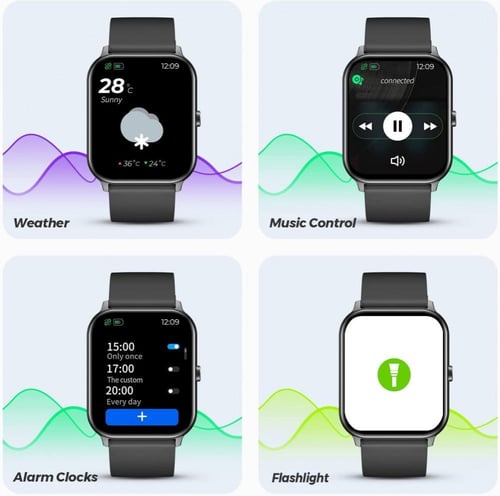 ساوند بيتس ساعة ذكية 1.85 انش 3 لتتبع اللياقة البد...